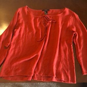 🌟Burnt orange blouse🌟